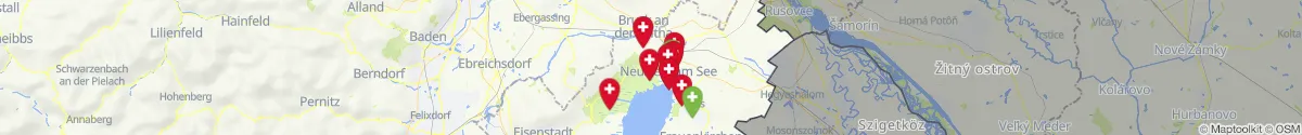 Map view for Pharmacies emergency services nearby Winden am See (Neusiedl am See, Burgenland)